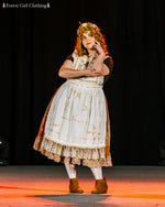 Embroidered Autumn Apron