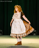 Embroidered Autumn Apron