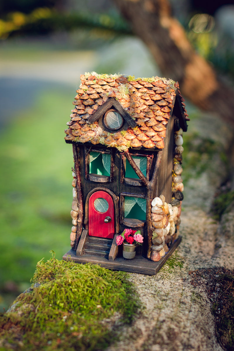Fairy House No. 12 - Pinecone Cottage