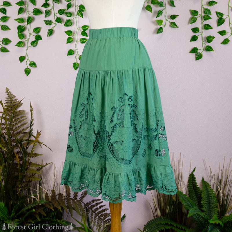 Cora Skirt - Green Sample