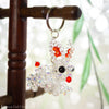 Beaded Glass Keychains