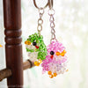 Beaded Glass Keychains