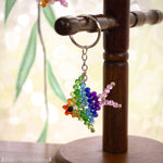 Beaded Glass Keychains