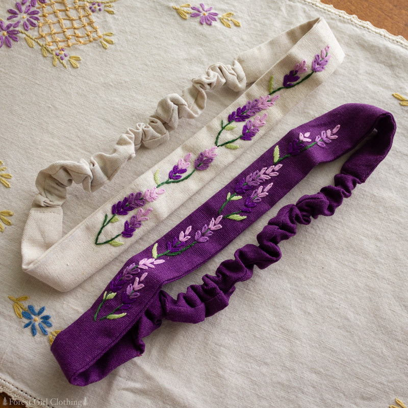 Lavender Headbands