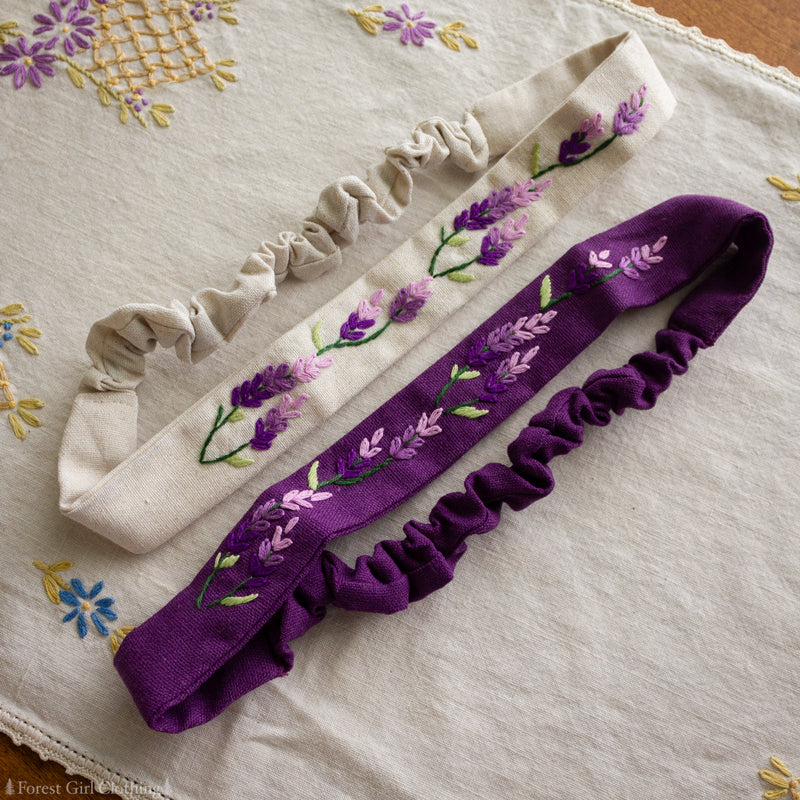 Lavender Headbands