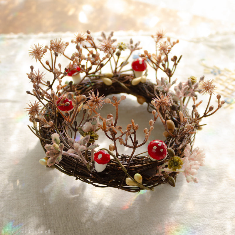 Mushroom and Thistle Forest Crown