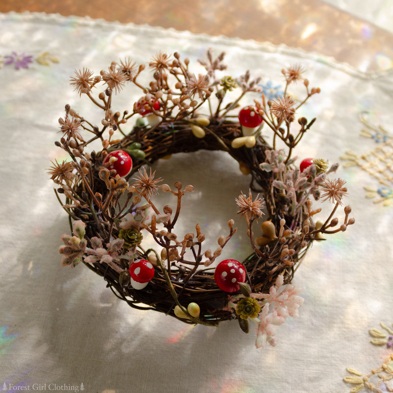 Mushroom and Thistle Forest Crown