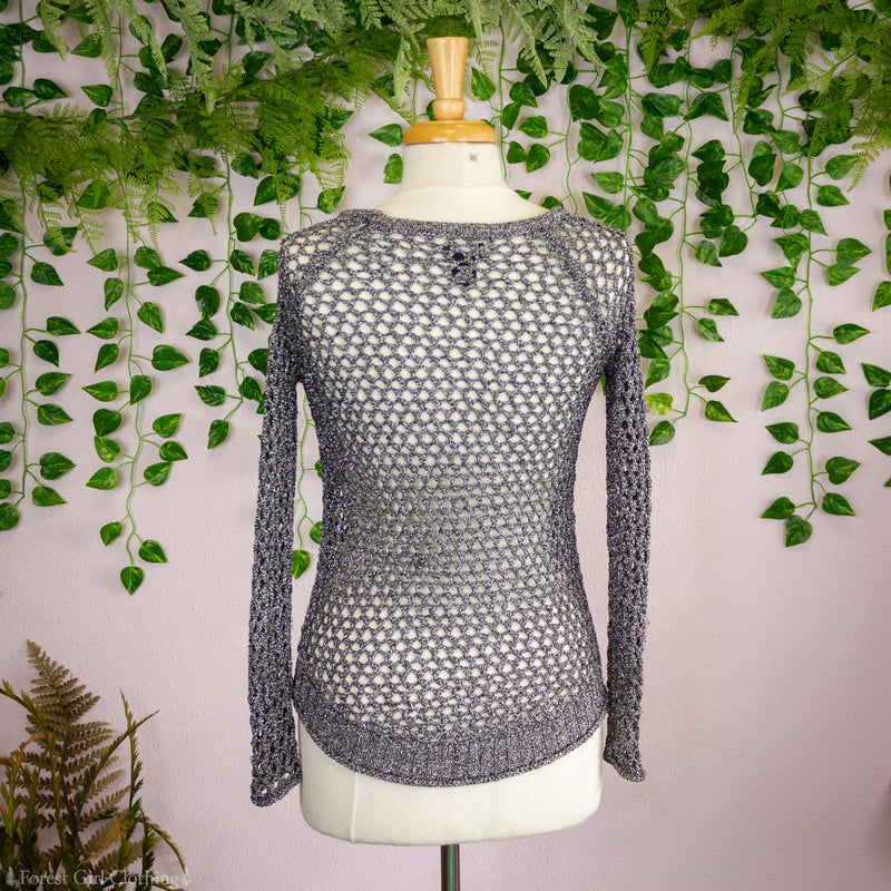 Metallic Knit Top