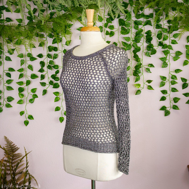 Metallic Knit Top