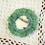 Violets Brooch