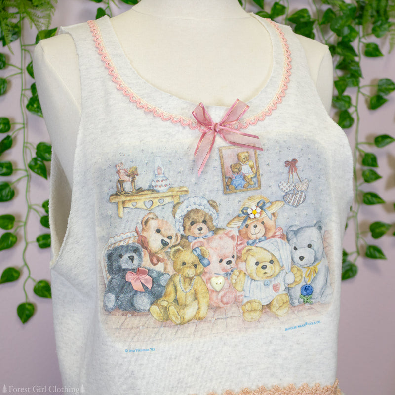 Cozy Teddy Bears Terry Tank Top