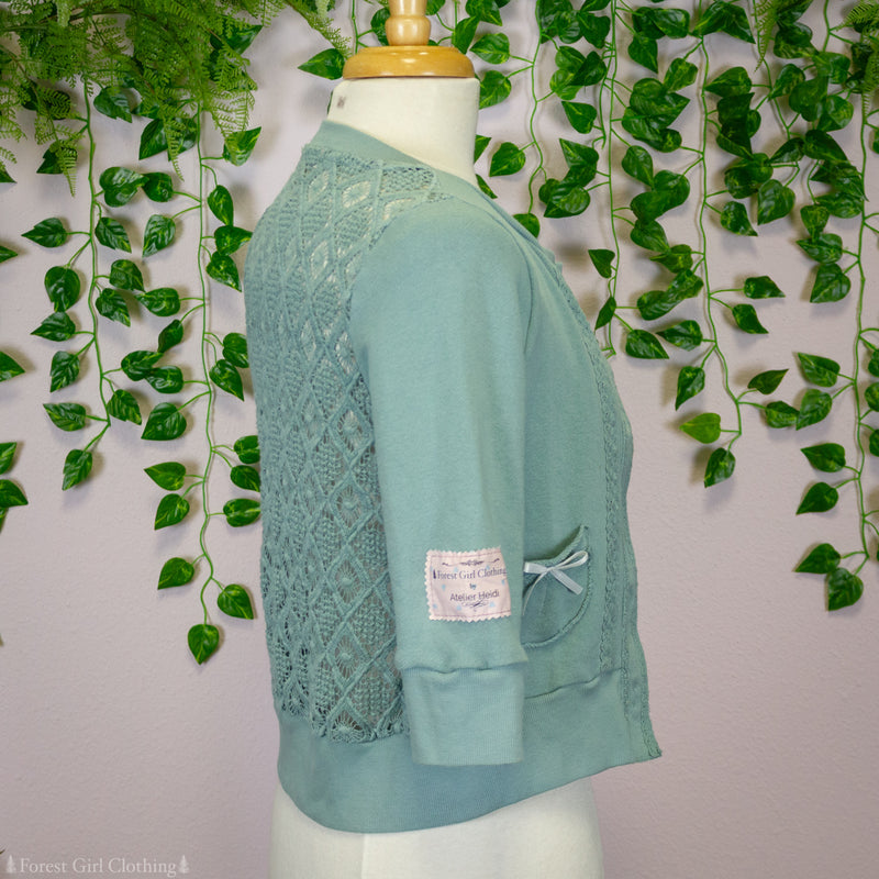 Bunnerfly Teal Cardigan