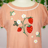 Strawberry Linen Top
