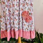 Pink & Purple Garden Dress & Headband