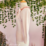 Cherry Blossoms & Cashmere Sweater Top