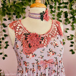 Pink & Purple Garden Dress & Headband
