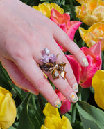 [Hoshibako Works] Flower Garden Knot Tulip Bouquet Ring