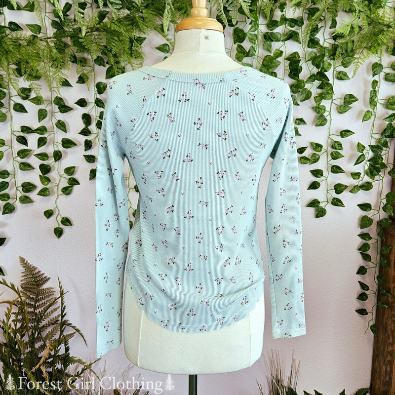 Violets Basket Knit Top