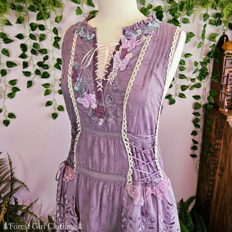 Dusty Lavender Garden Dress
