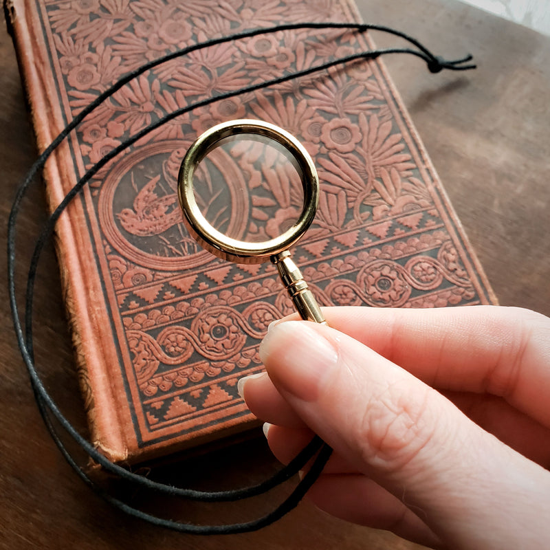 Buy Magnifying Glass Necklace, Real Magnifying, Vintage, Antique, Gifts for  Mom, Reading, Detective,bronze,magnifier Necklace,magnifying Pendant Online  in India - Etsy